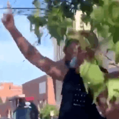 Video: Man chants “There is no god but Allah” during violent Leftist Antifa riots in US