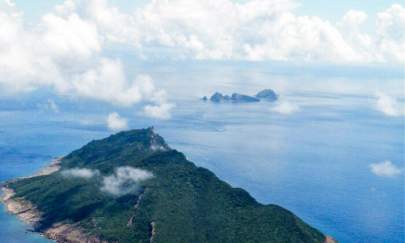 The Senkaku Islands in the East China Sea are pictured in this photo taken on Sept. 15, 2010. (Jiji Press/AFP/Getty Images)