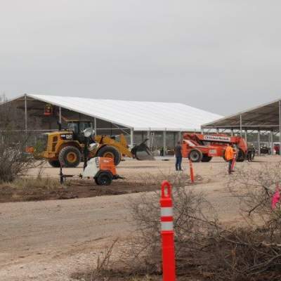 DHS Preps for Title 42 End with Migrant Detention Center Construction