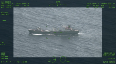 Russian Ship Near Hawaii