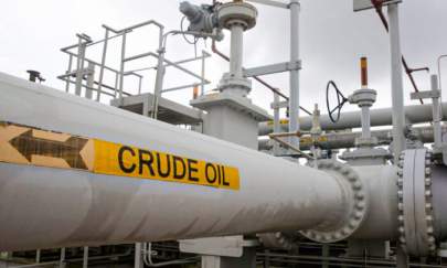 A maze of crude oil pipes and valves is pictured during a tour by the Department of Energy at the Strategic Petroleum Reserve in Freeport, Texas, on June 9, 2016. (Richard Carson/Reuters)