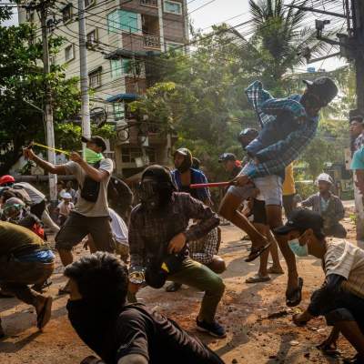 Myanmar Protesters Return After Security Forces Kill at Least 90 People