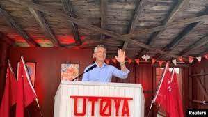 Reuters - NATO Secretary-General Jens Stoltenberg gives a speech to a youth camp in Utoya, Norway, Aug. 4, 2022.