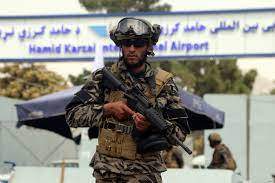 AP - Taliban special force fighters stand guard outside the Hamid Karzai International Airport after the US military's withdrawal, in Kabul, Afghanistan, Aug. 31, 2021