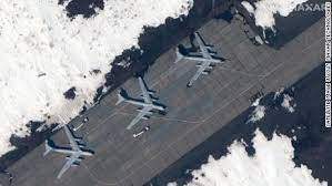 Satellite images show huge Russian military buildup in the Arctic