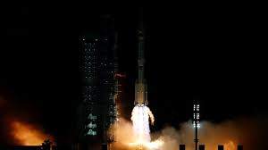 Reuters - The Long March-2F Y13 rocket, carrying the Shenzhou-13 spacecraft and three astronauts in China